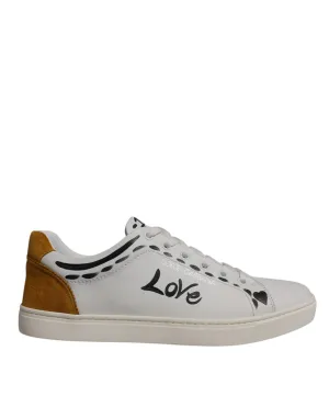 Dolce & Gabbana Suede Leather Low Top Sneakers Men's Shoes
