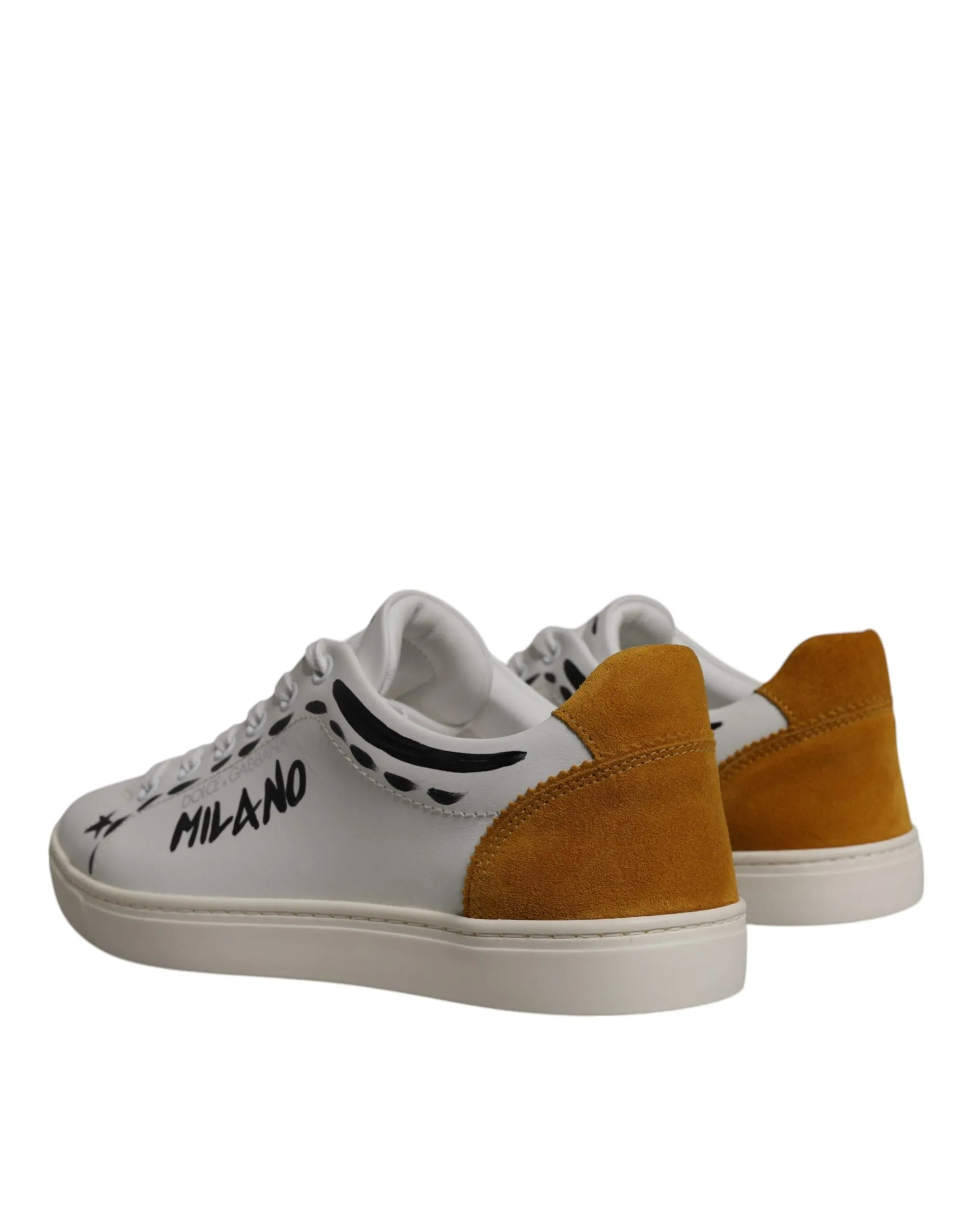 Dolce & Gabbana Suede Leather Low Top Sneakers Men's Shoes