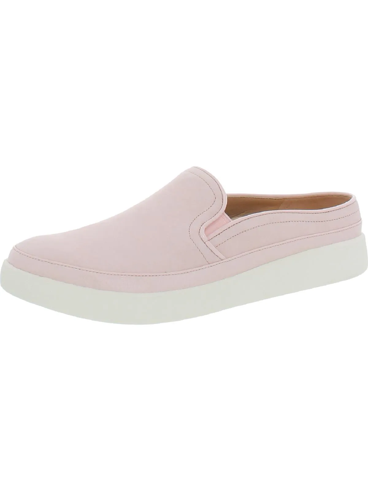 Effortless Womens Patent Trim Slip-On Sneakers