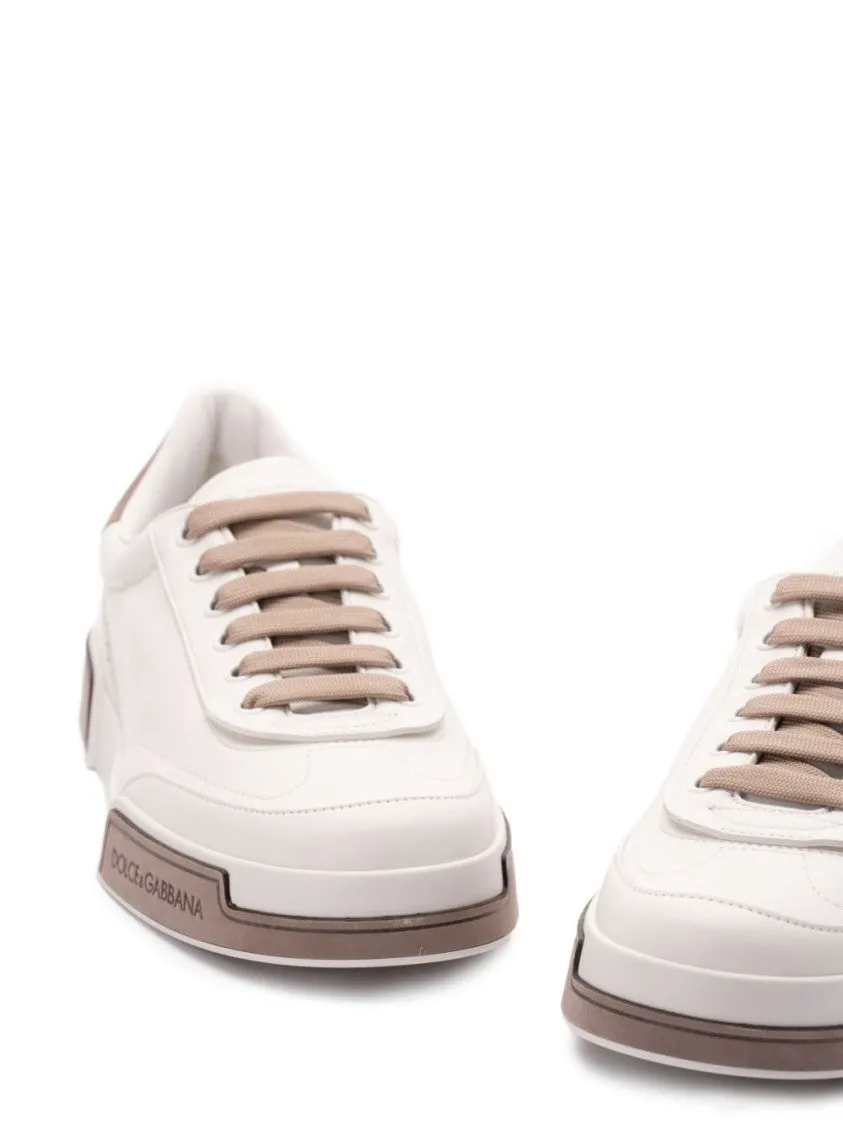 Elevated White Flat Shoes