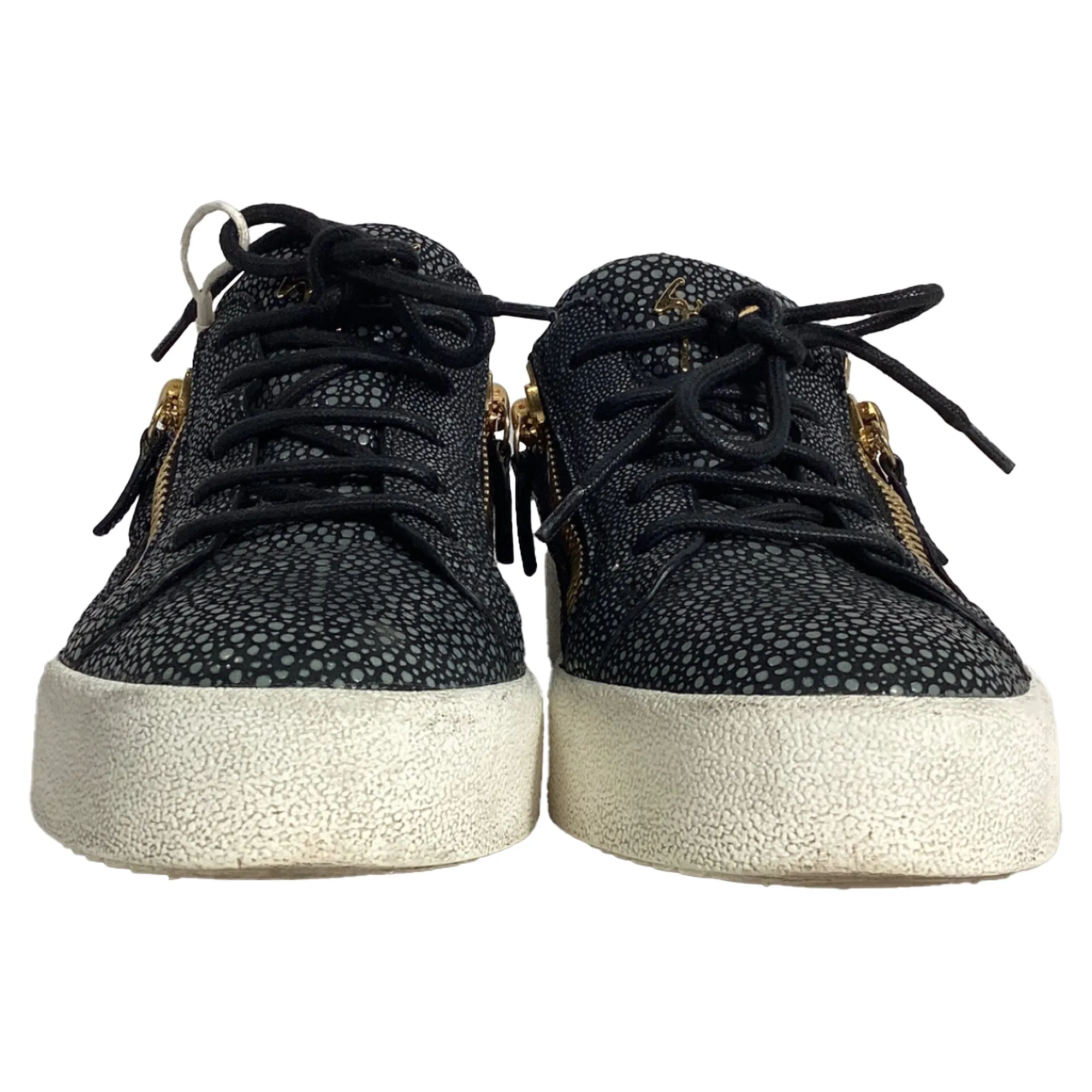 Giuseppe Zanotti Frankie Sneakers in Black Leather