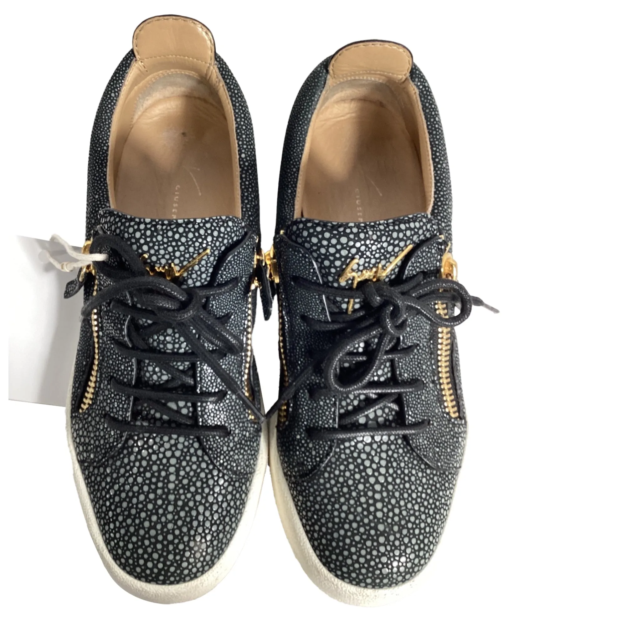 Giuseppe Zanotti Frankie Sneakers in Black Leather