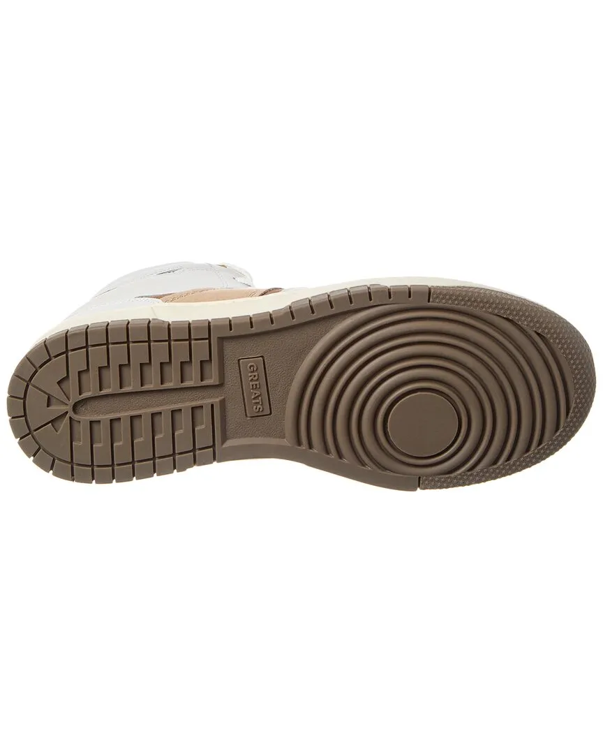 GREATS JMZ Leather High-Top Sneaker