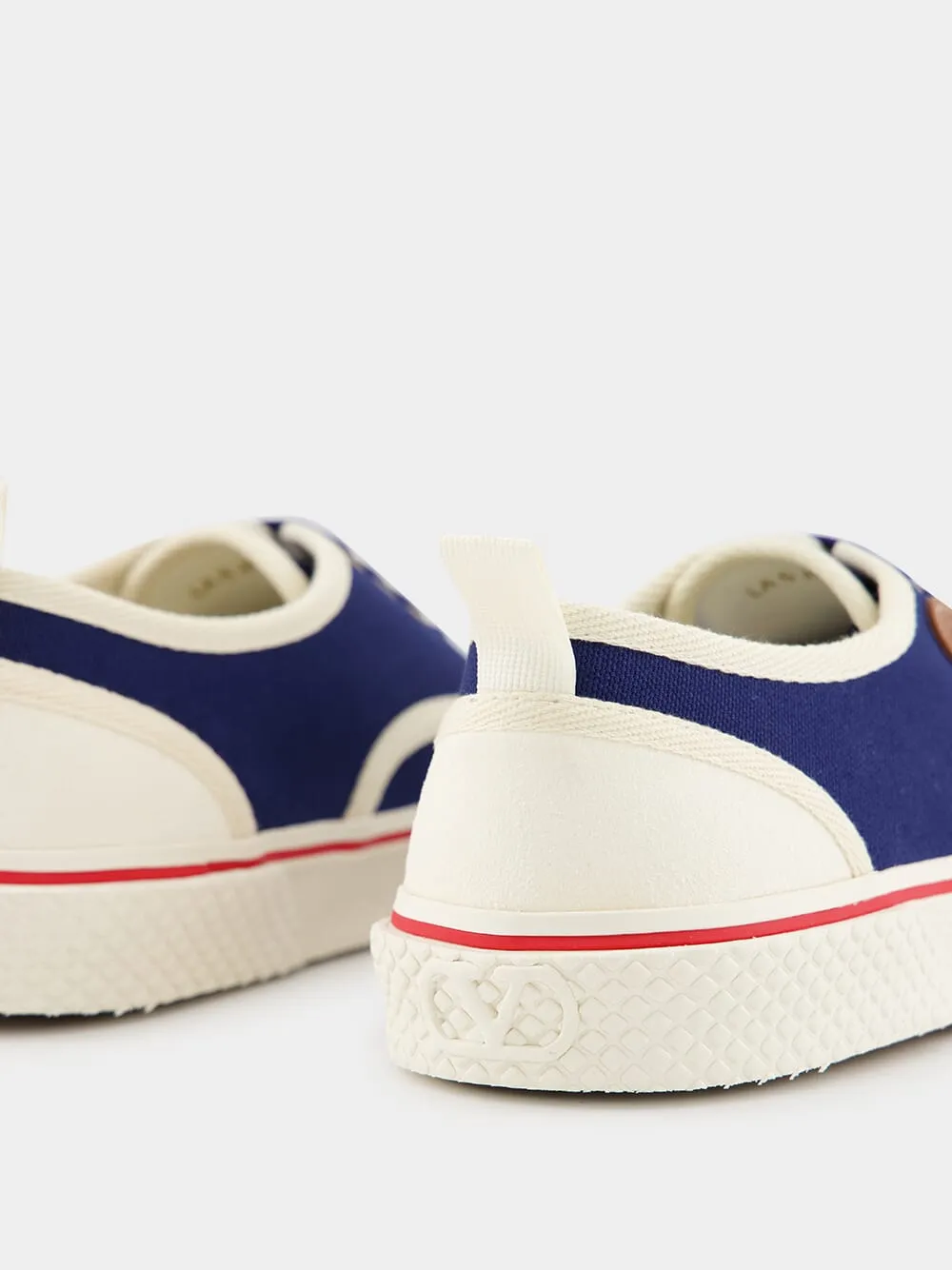 Indigo Nojoke Canvas Trainers