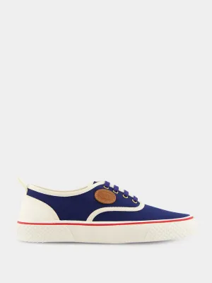 Indigo Nojoke Canvas Trainers