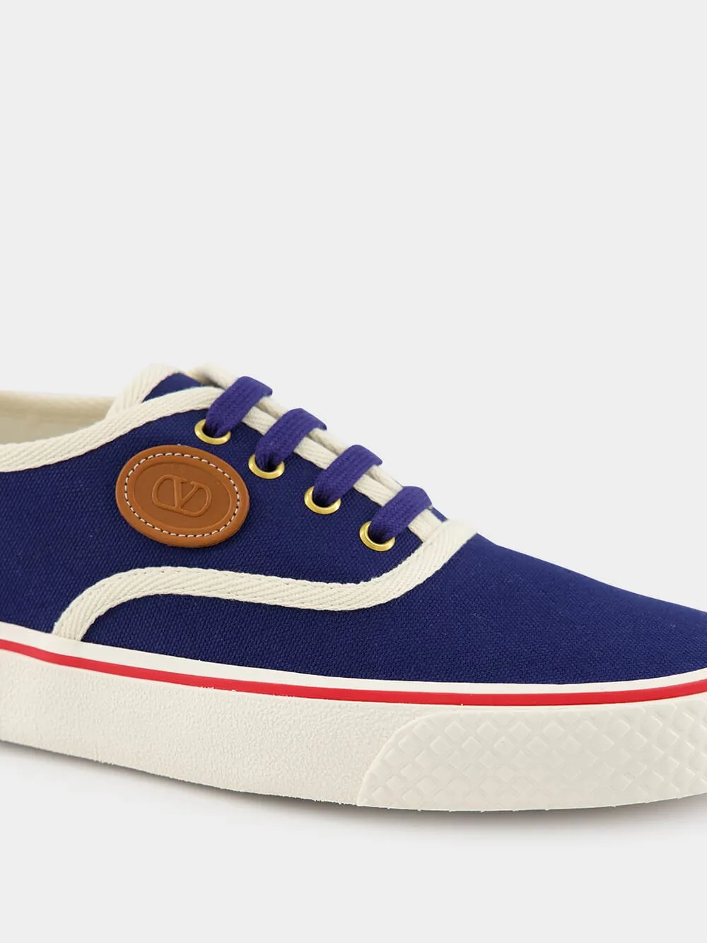 Indigo Nojoke Canvas Trainers