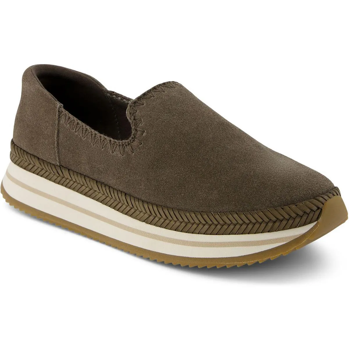 Jocelyn Womens Open Stitch Man Made Casual And Fashion Sneakers