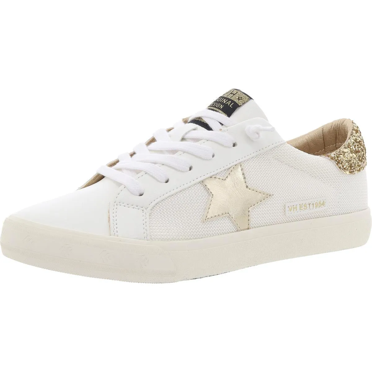 JUMBO Womens Cushioned Footbed Faux Leather Casual And Fashion Sneakers