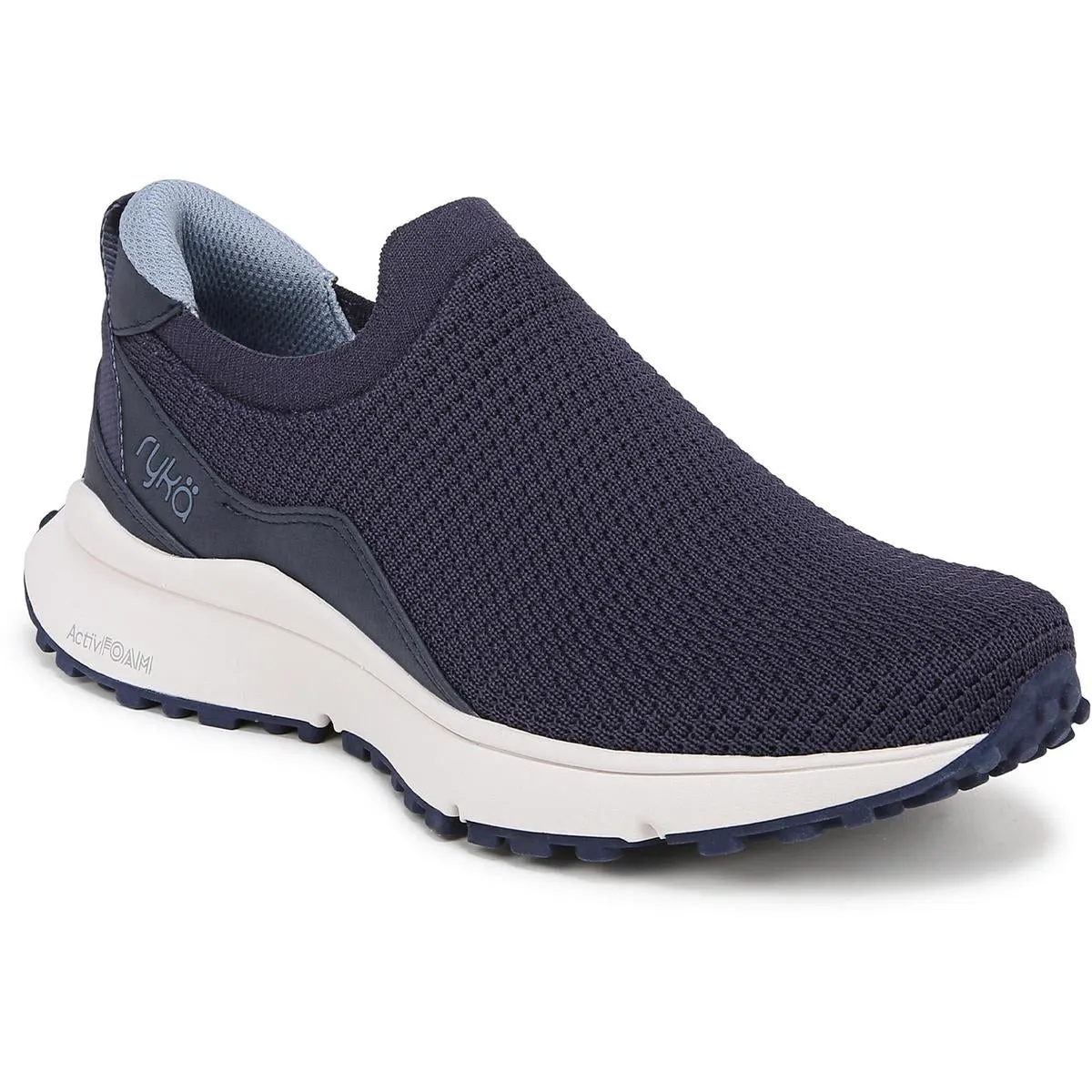 Jumpstart Womens Knit Arch Support Slip-On Sneakers
