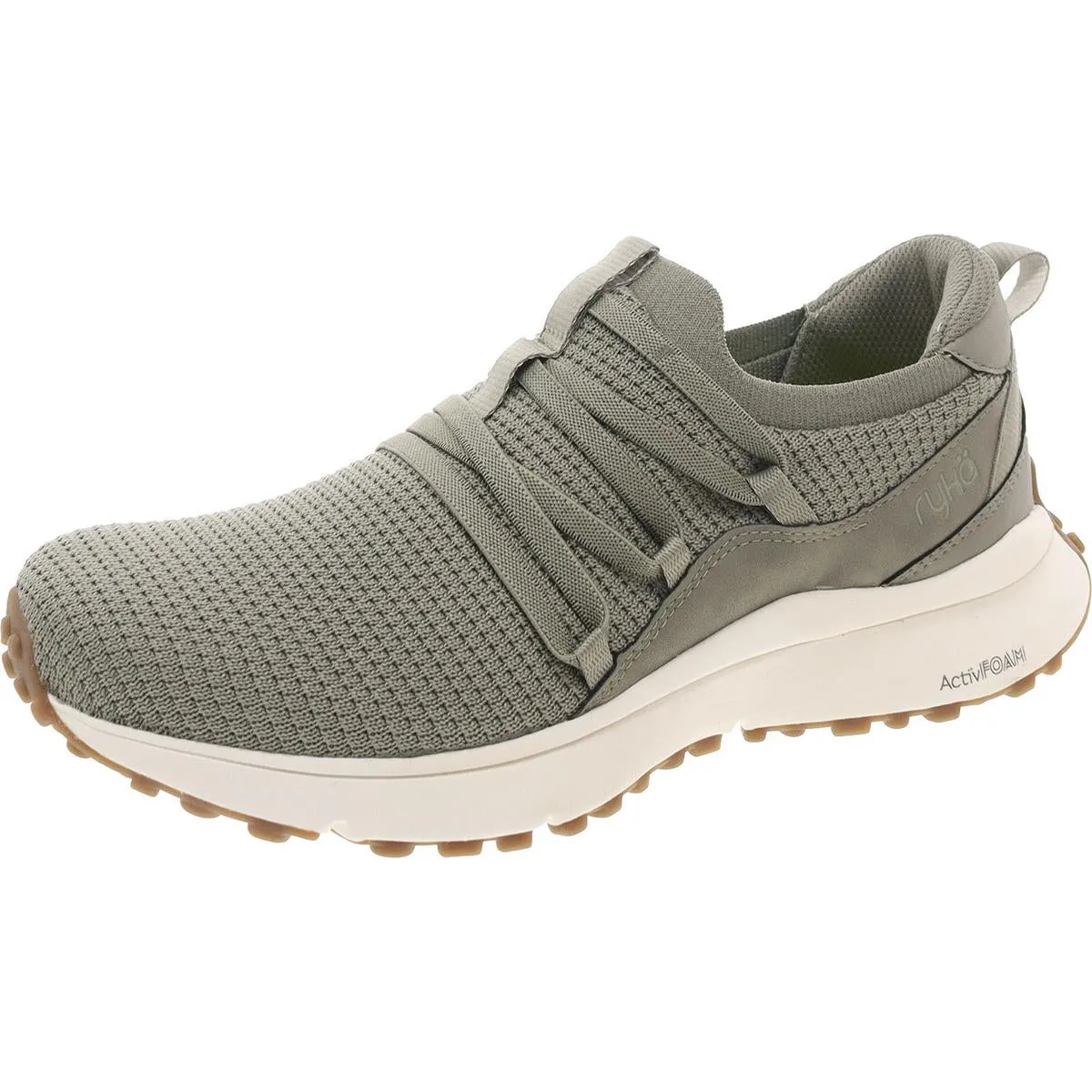 Jumpstart Womens Knit Arch Support Slip-On Sneakers