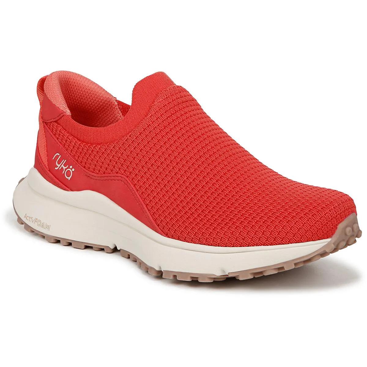 Jumpstart Womens Knit Arch Support Slip-On Sneakers