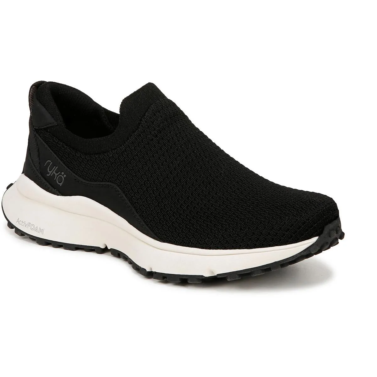 Jumpstart Womens Knit Arch Support Slip-On Sneakers