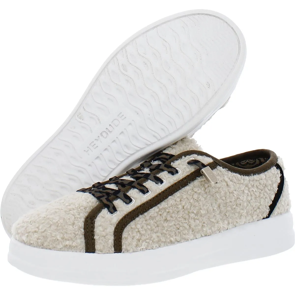 Karina Womens Sherpa Lifestyle Casual and Fashion Sneakers