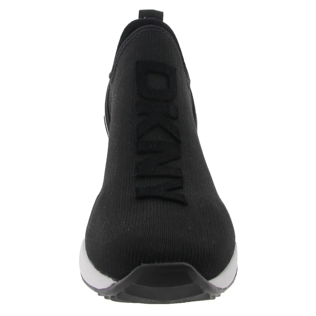 Keeva  Womens Covered Wedge Ribbed Knit Casual And Fashion Sneakers