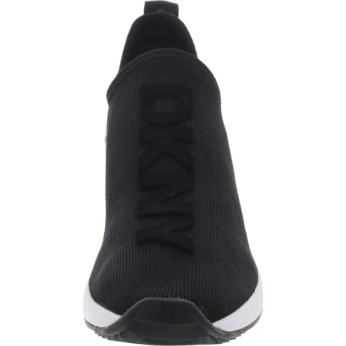 Keeva  Womens Covered Wedge Ribbed Knit Casual And Fashion Sneakers