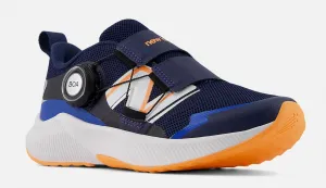 Kids Dynasoft Reveal V4 Boa Sneaker In Blue And Orange