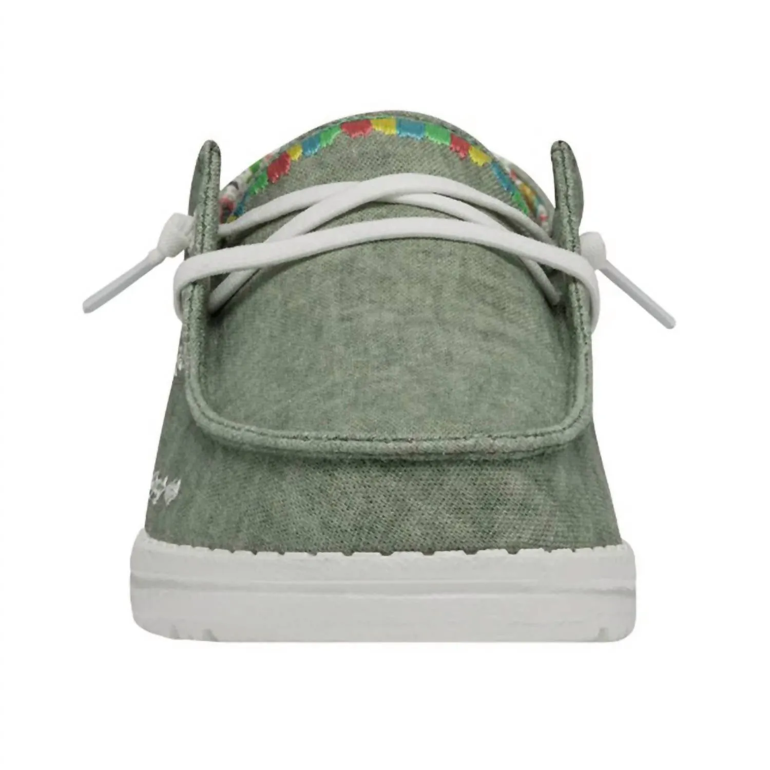 Ladies Wendy Boho Shoes In Olive