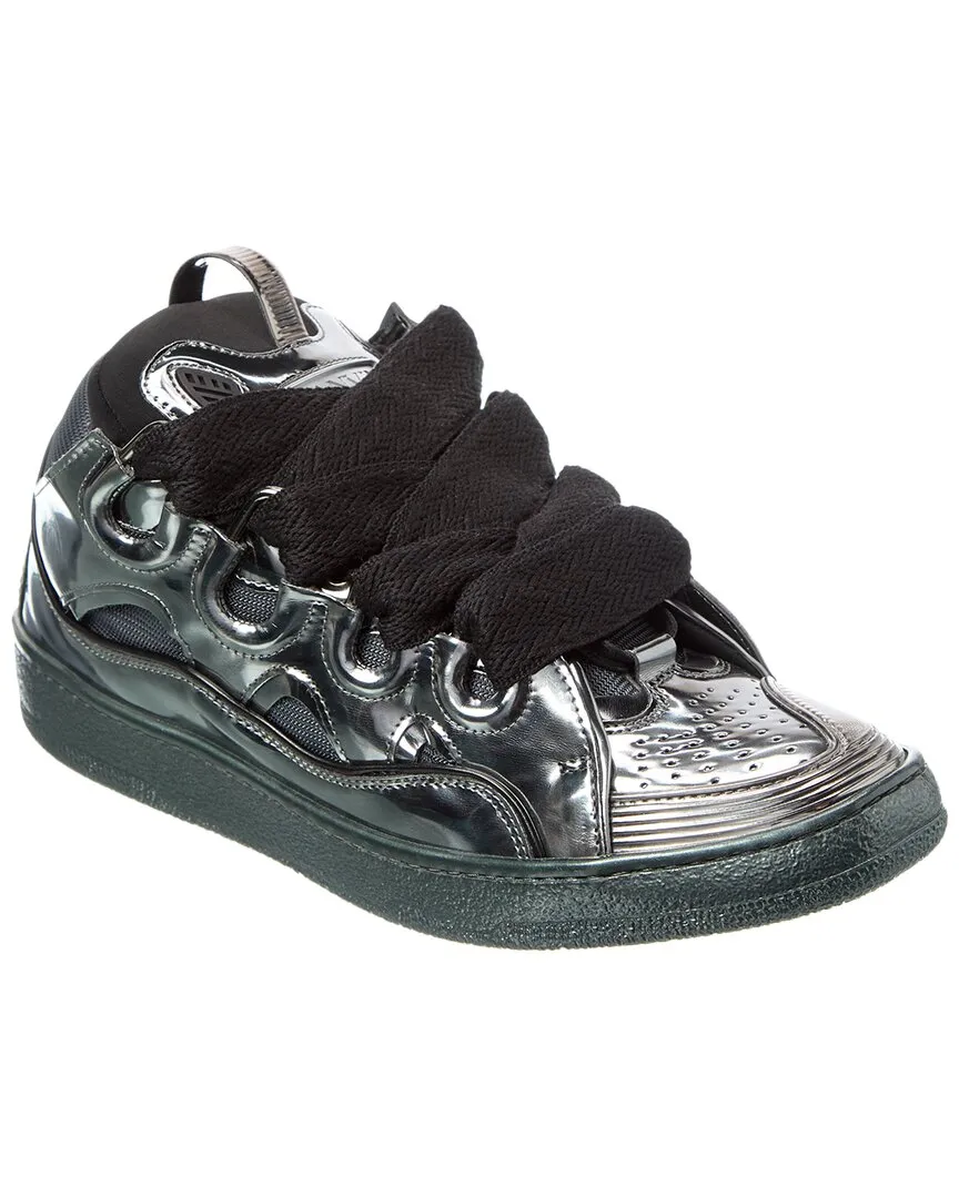 LANVIN Basses Curb XL Leather Sneaker