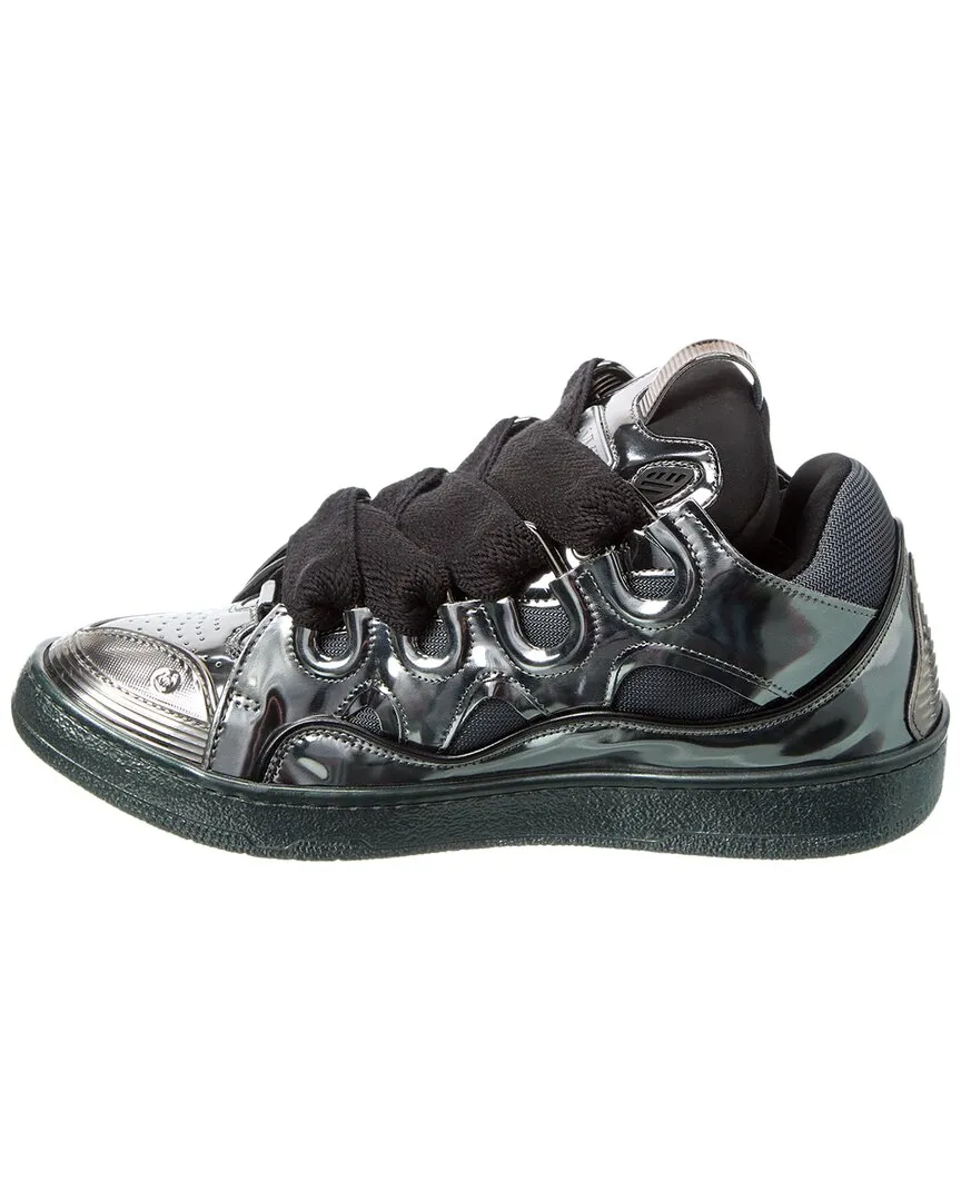LANVIN Basses Curb XL Leather Sneaker