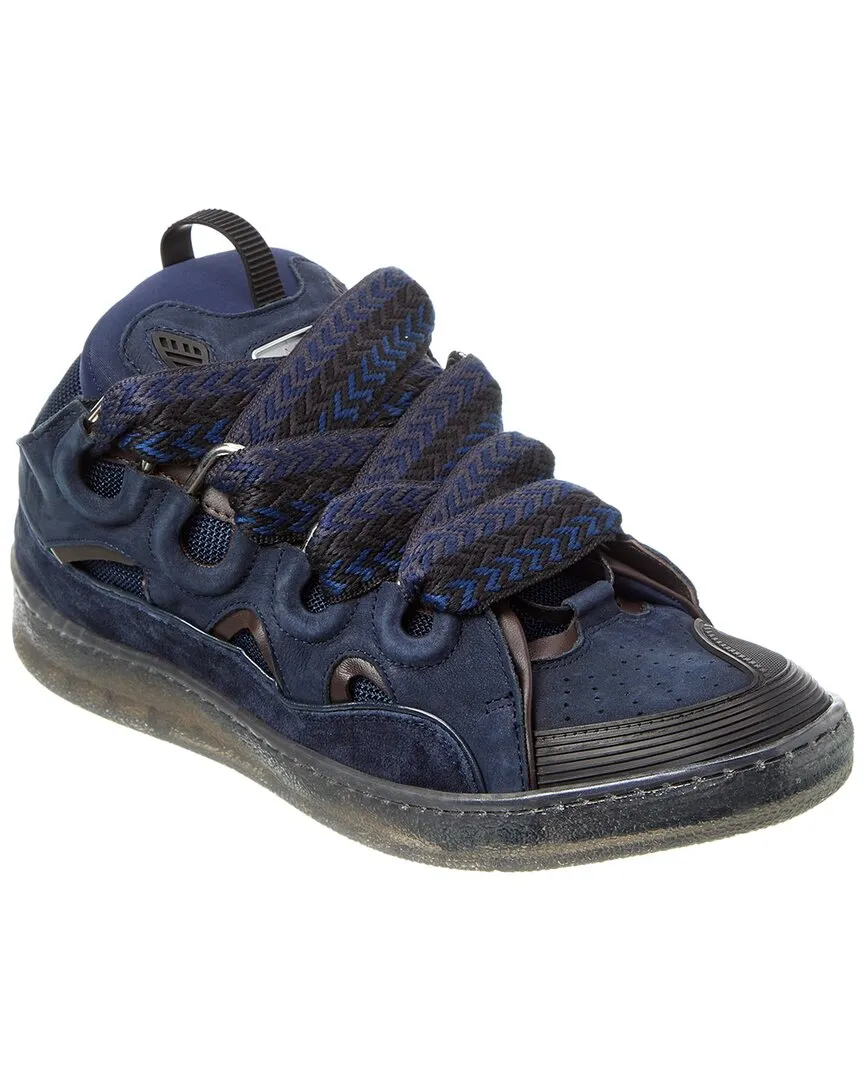 LANVIN Curb Suede Sneaker