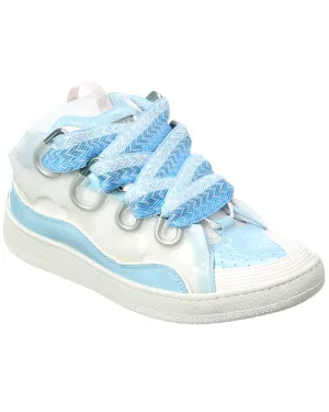 LANVIN Curb Vinyl & Mesh Sneaker