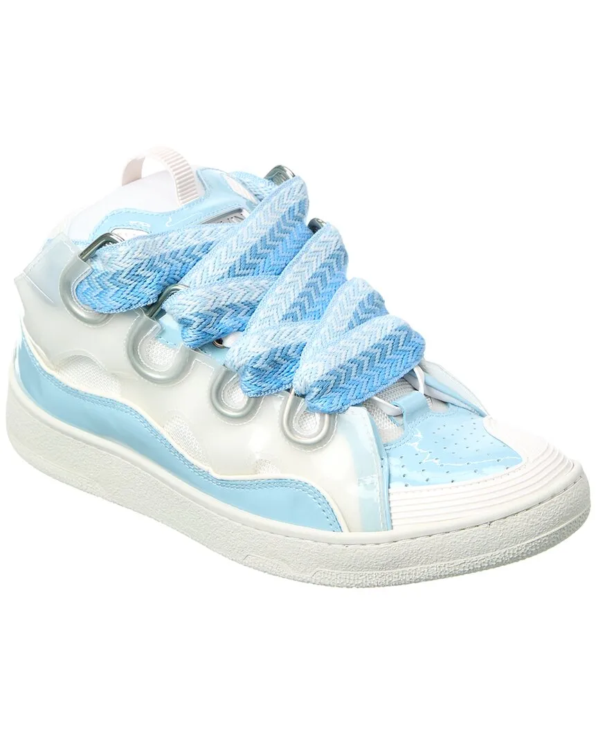 LANVIN Curb Vinyl & Mesh Sneaker