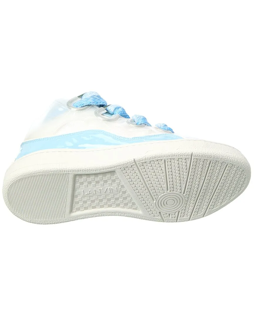 LANVIN Curb Vinyl & Mesh Sneaker