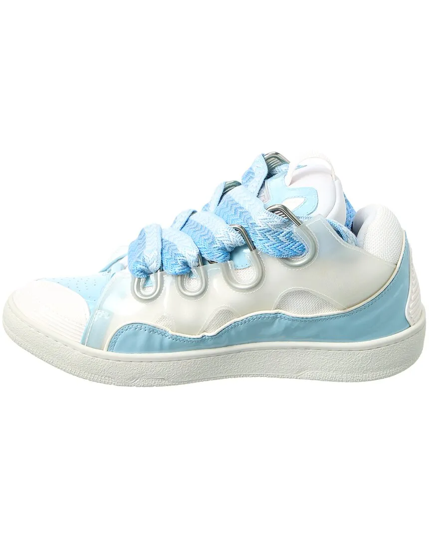 LANVIN Curb Vinyl & Mesh Sneaker