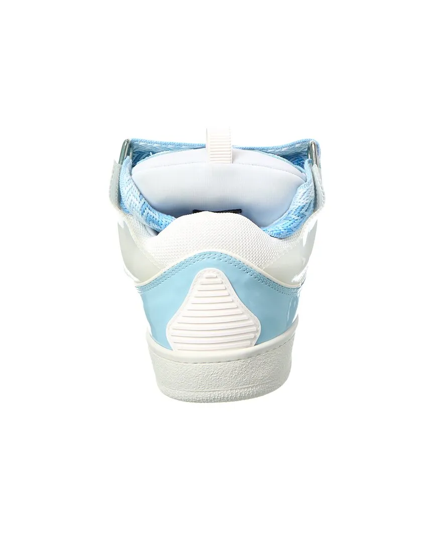 LANVIN Curb Vinyl & Mesh Sneaker