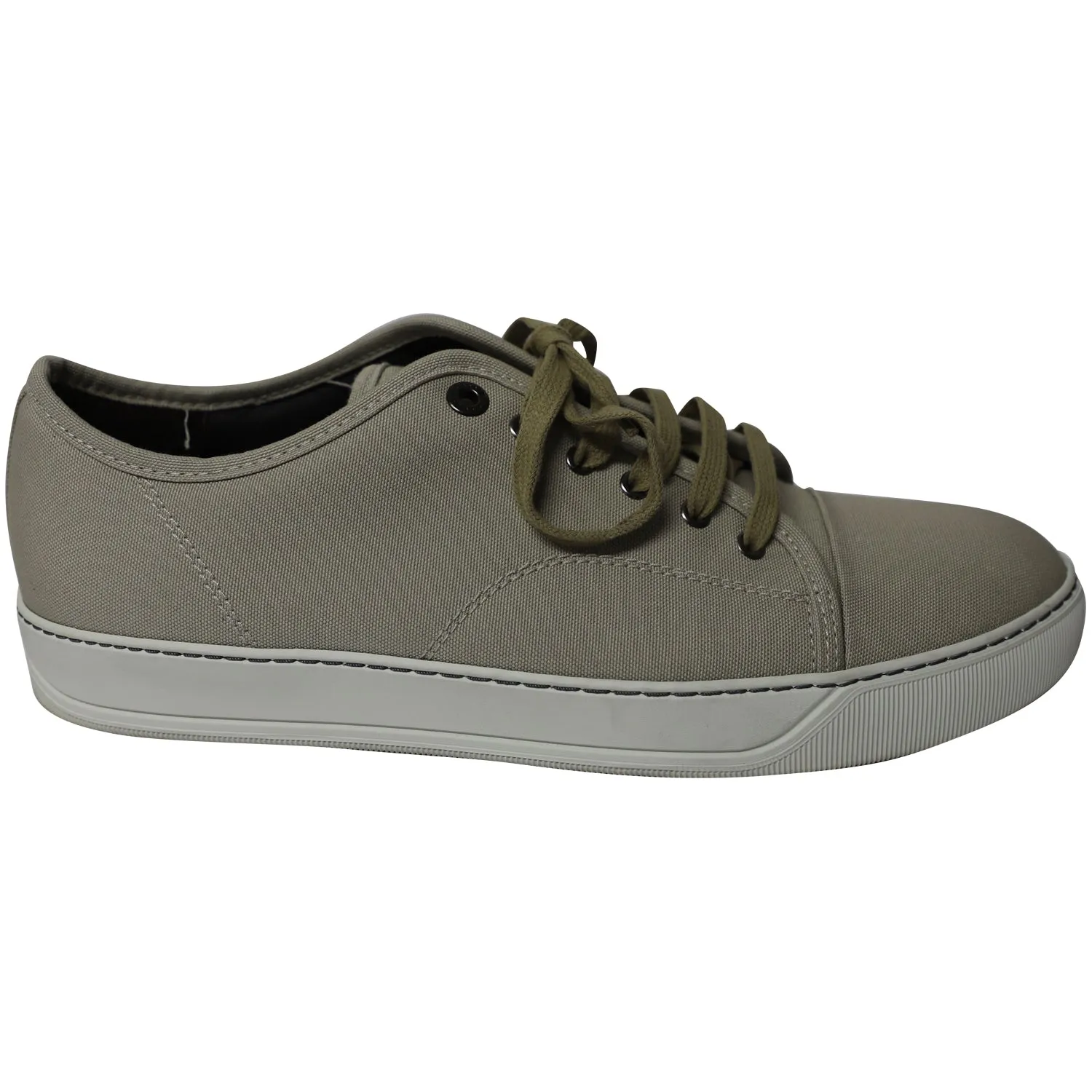 Lanvin DBB1 Tap Toe Sneakers in Grey Cotton
