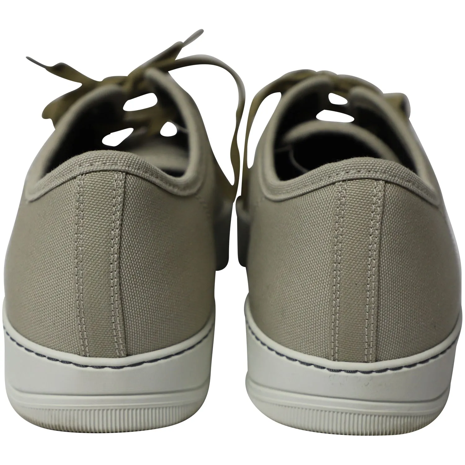 Lanvin DBB1 Tap Toe Sneakers in Grey Cotton