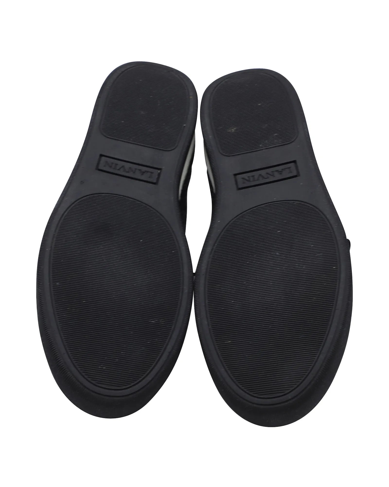 Lanvin DDB1 Sneakers in Black Wool