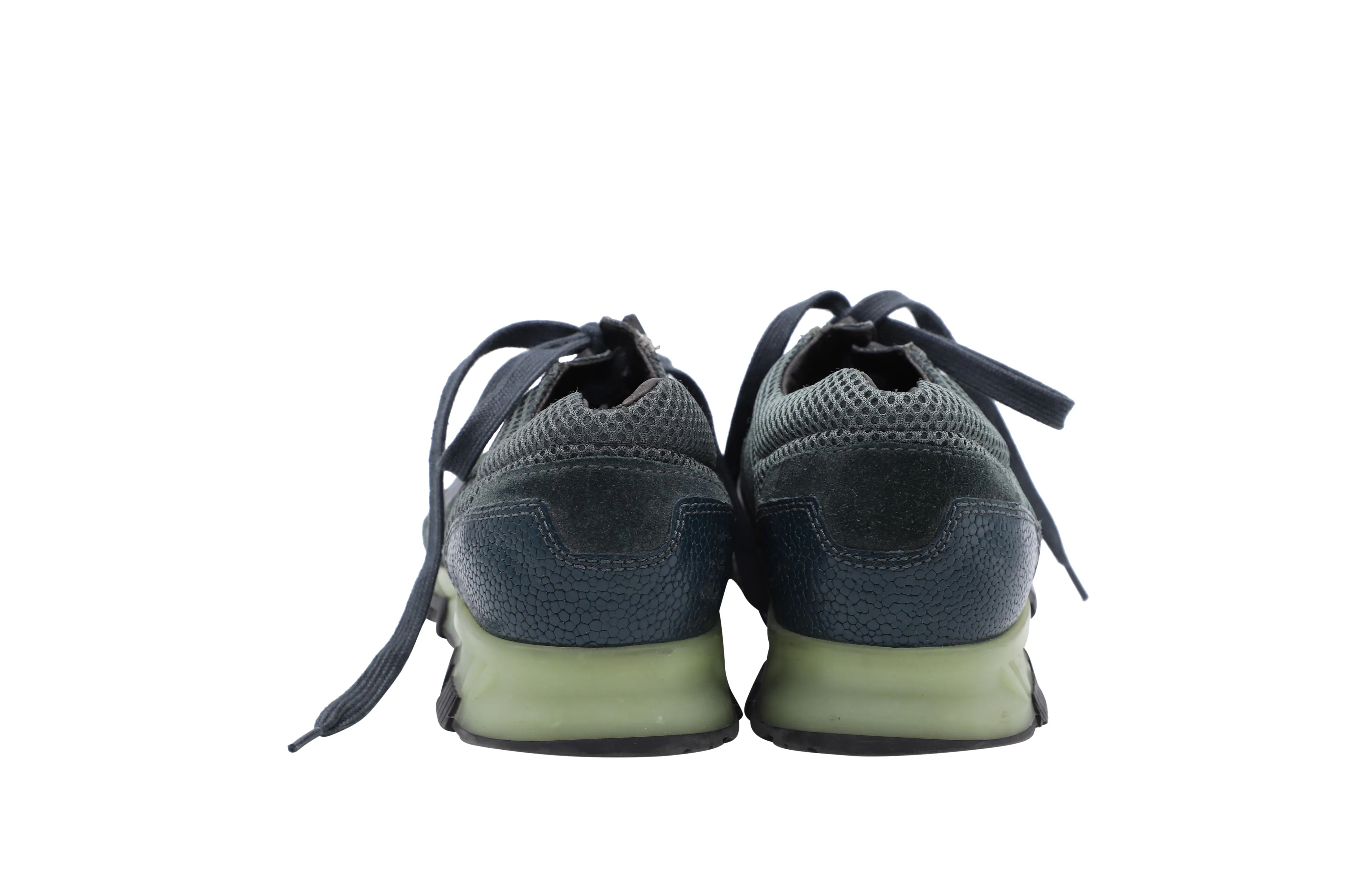 Lanvin Sneakers with Reflector Details in Grey Synthetic