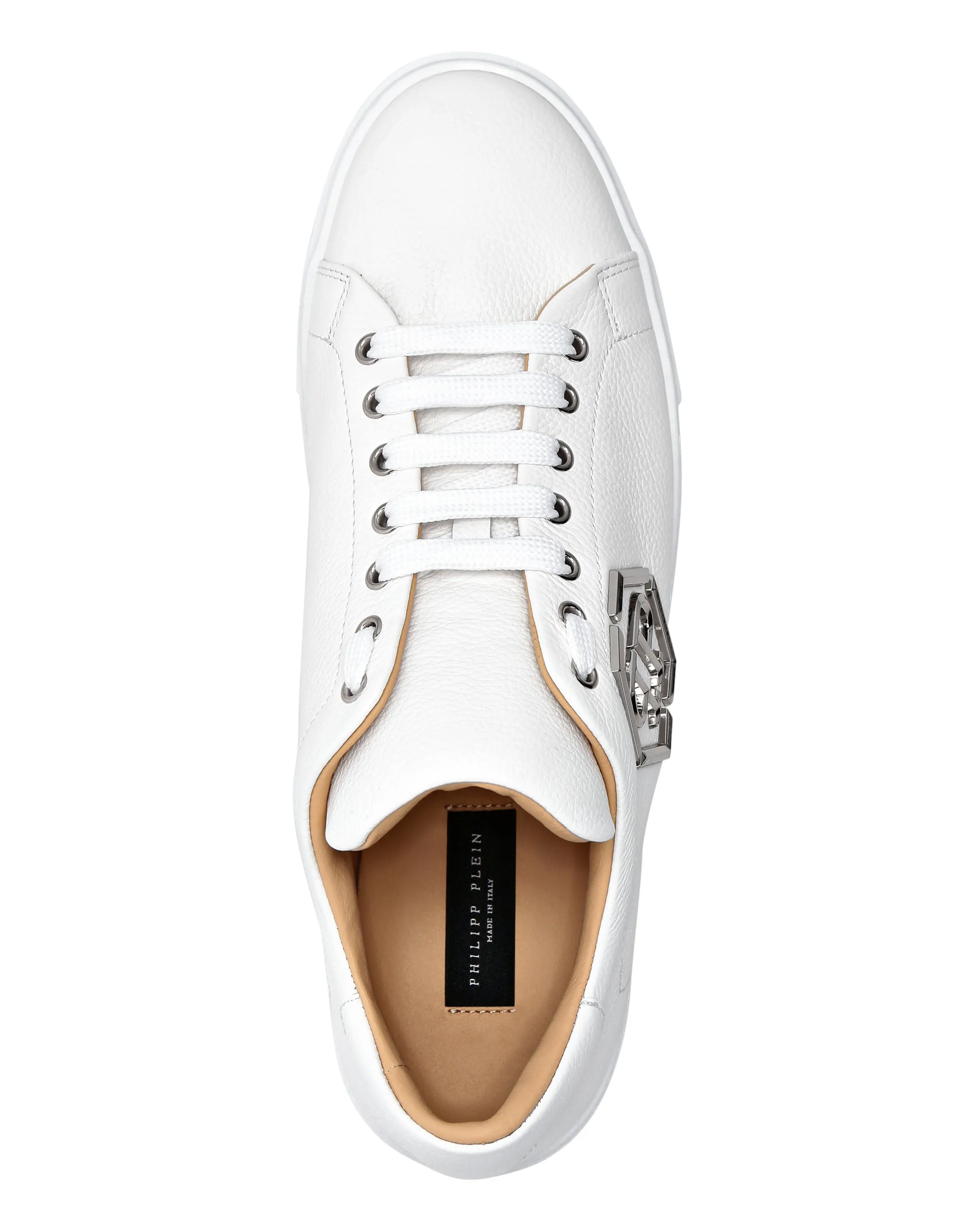 Leather Lo-Top Sneakers Hexagon