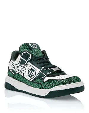 Leather Low-Top SneakersMoon Walker