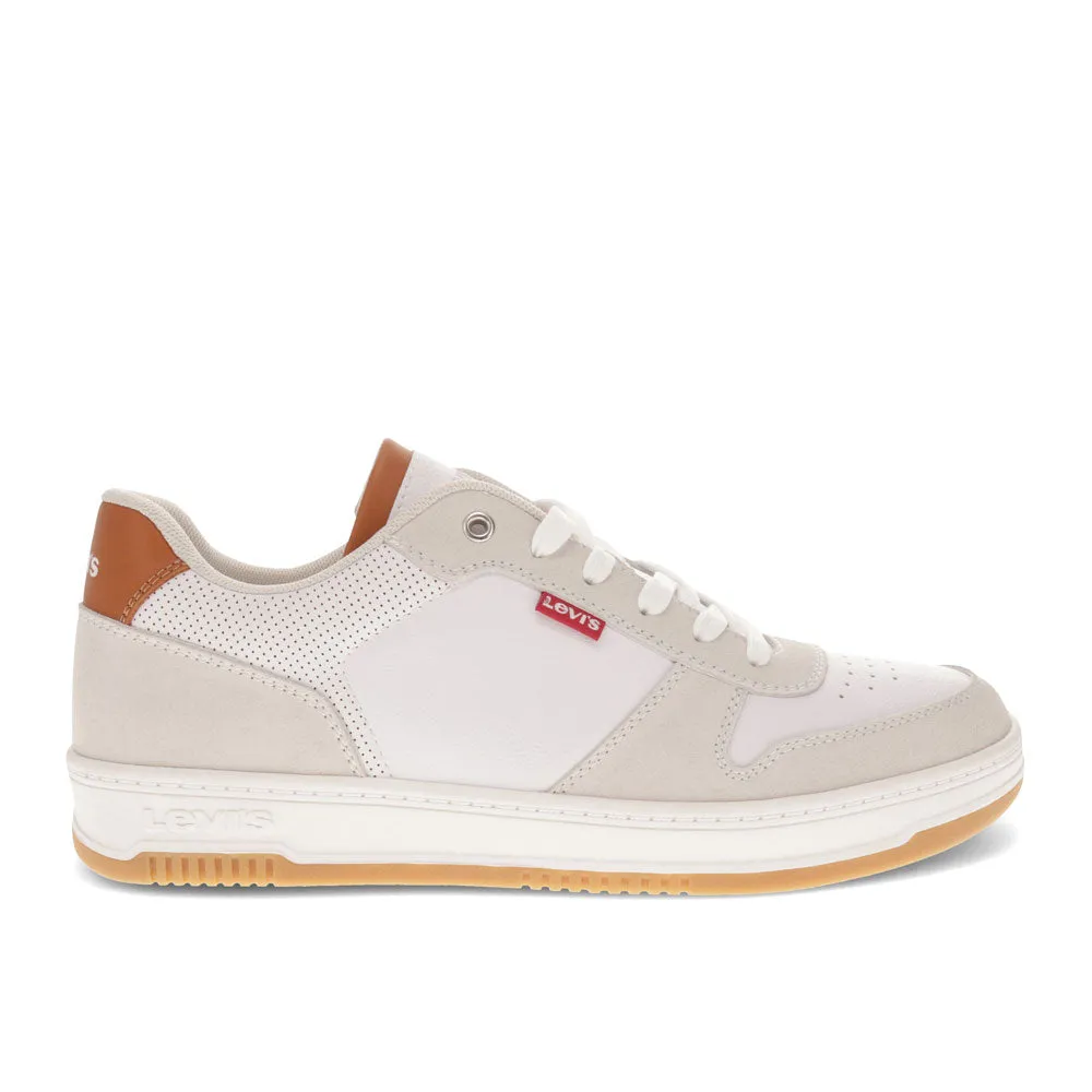 Levi's Mens Drive Lo 2 Vegan Leather Casual Lace Up Sneaker Shoe