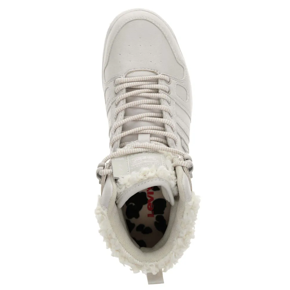 Levi's Womens BB Hi Plush Hightop Sneaker Shoe