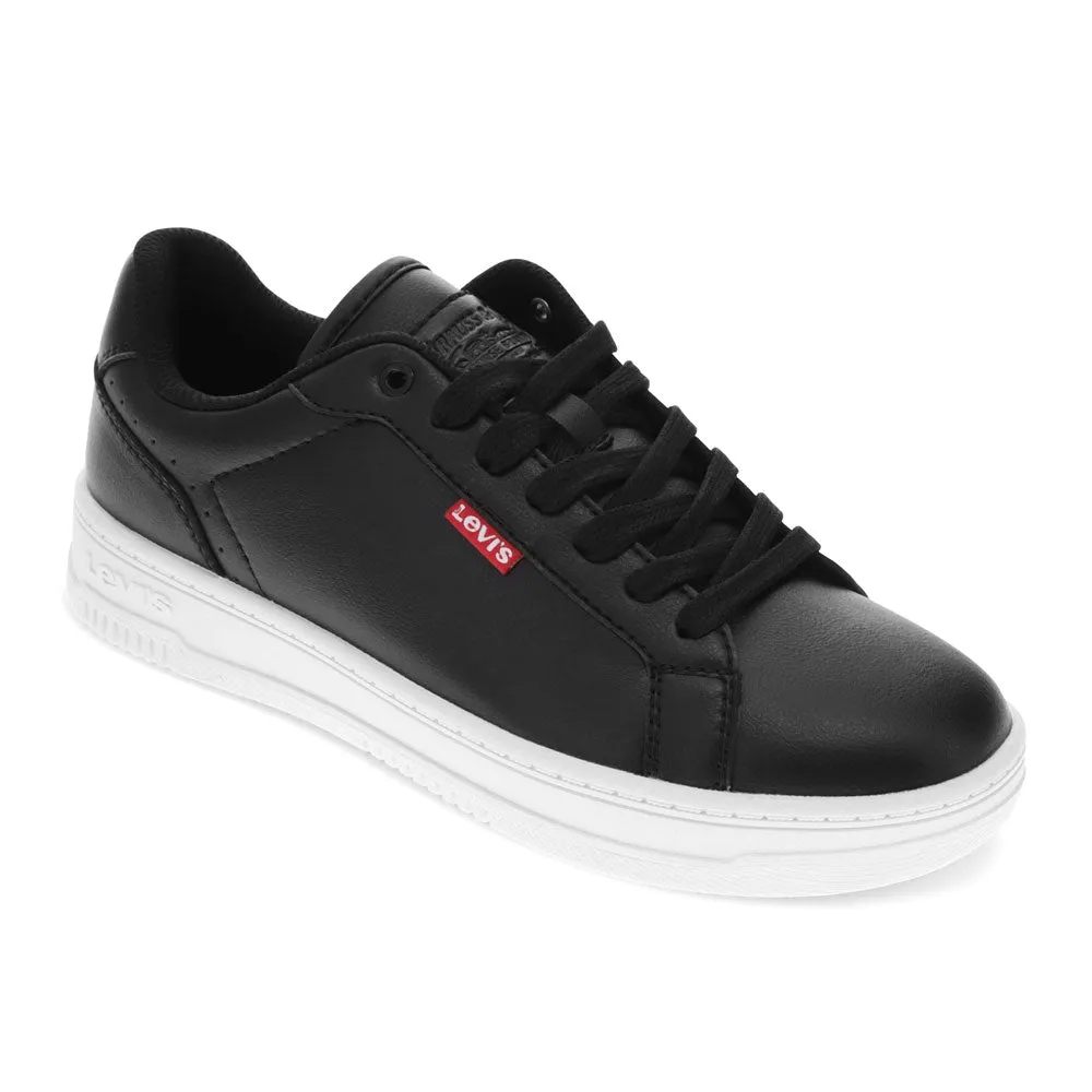 Levi's Womens Carrie Synthetic Leather Casual Lace Up Sneaker Shoe
