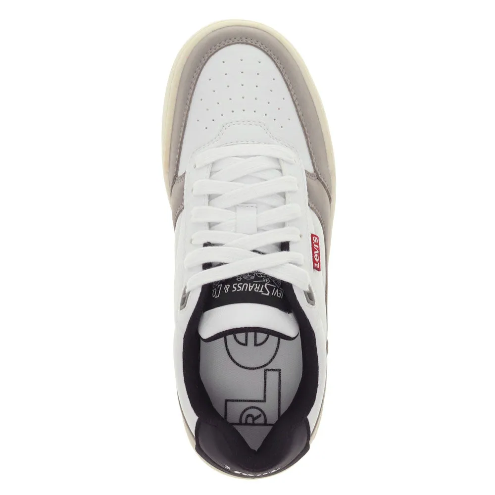Levi's Womens La Jolla Synthetic Leather Casual Lace Up Sneaker Shoe