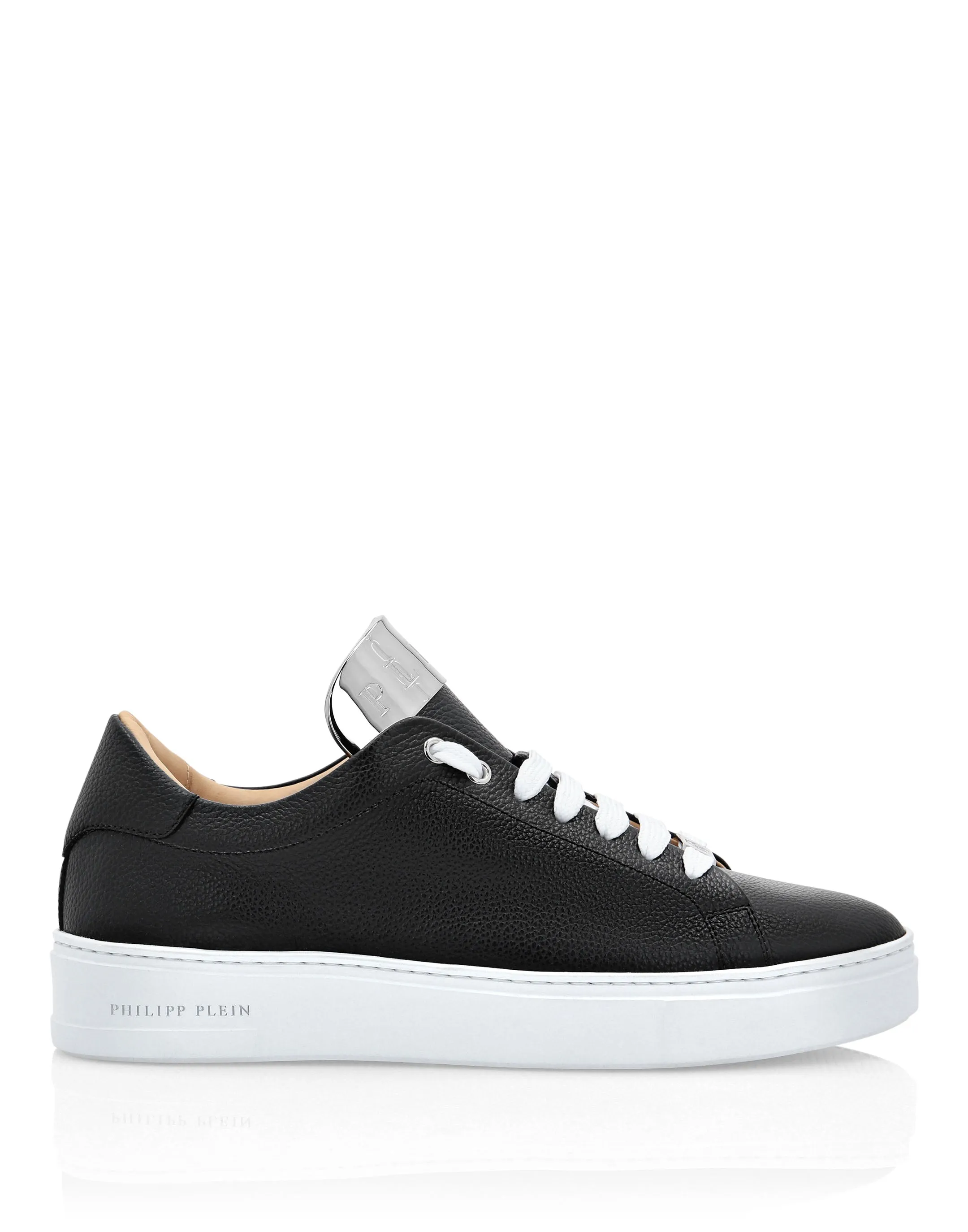 LO-TOP SNEAKERS SILVER $URFER DEER PRINT