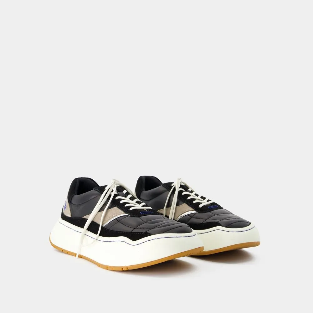 Log, Baus Sneakers - Leather - Black