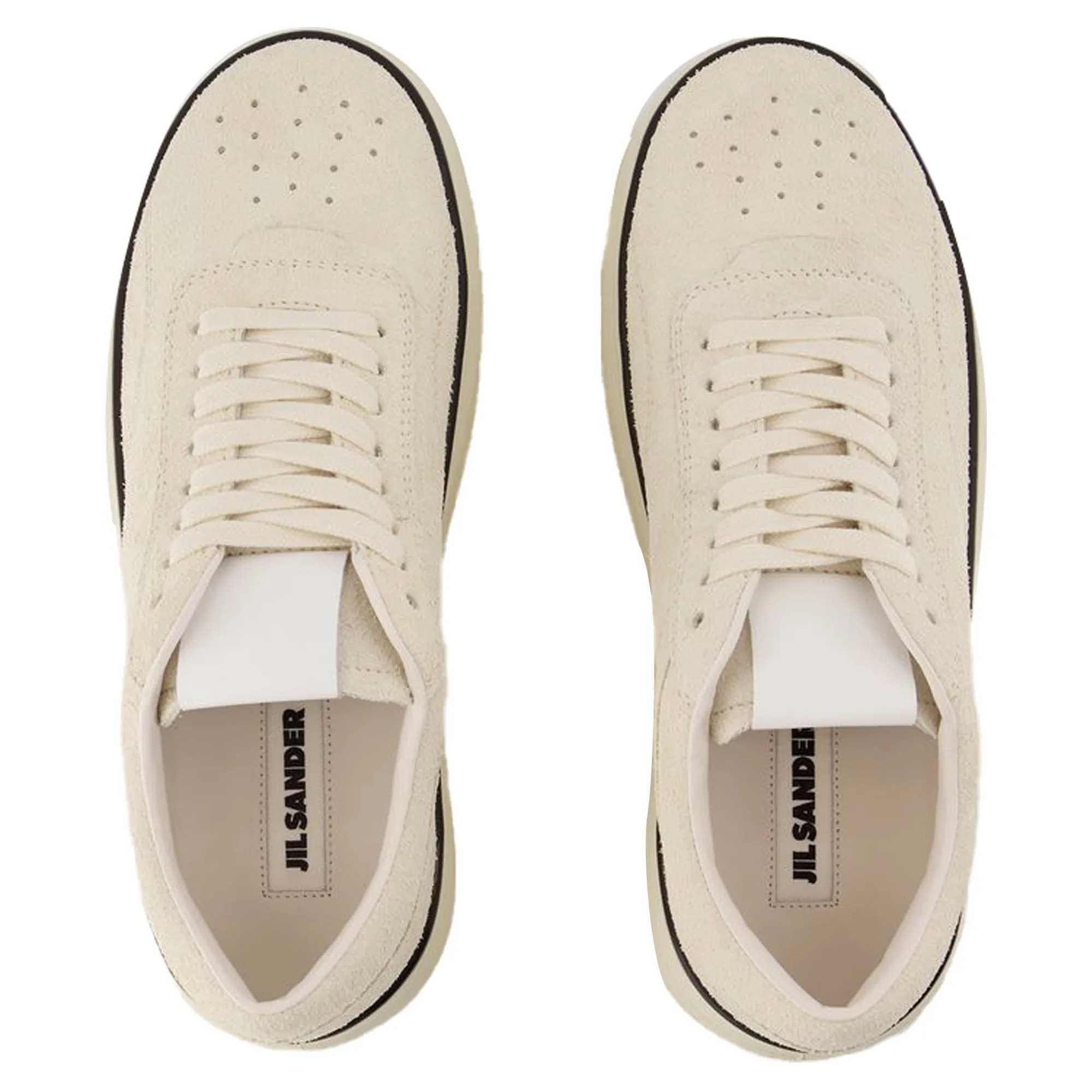 Low Sneakers - Jil Sander - Leather - Porcelain