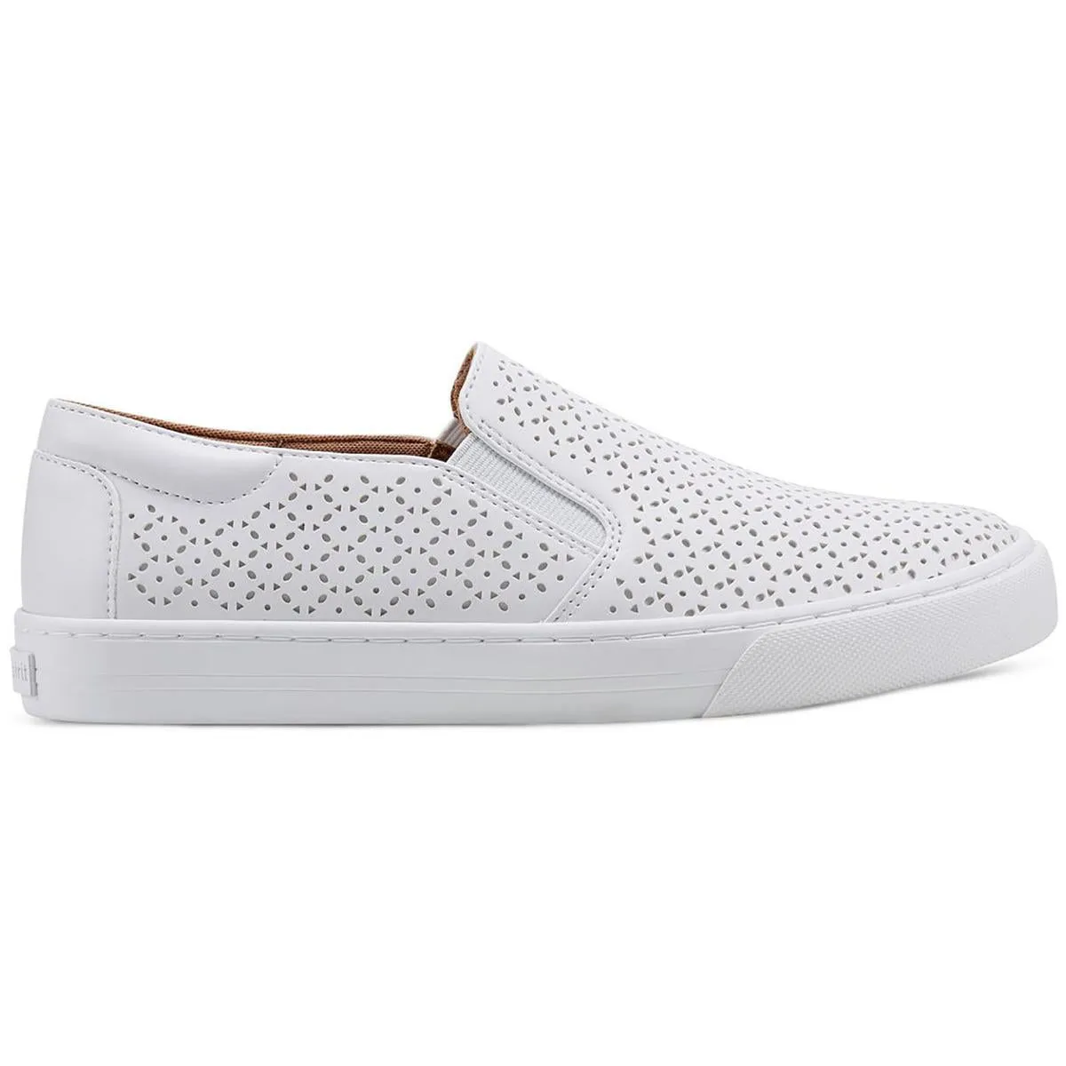 LUCIANA 3 Womens Faux Leather Slip On Casual And Fashion Sneakers