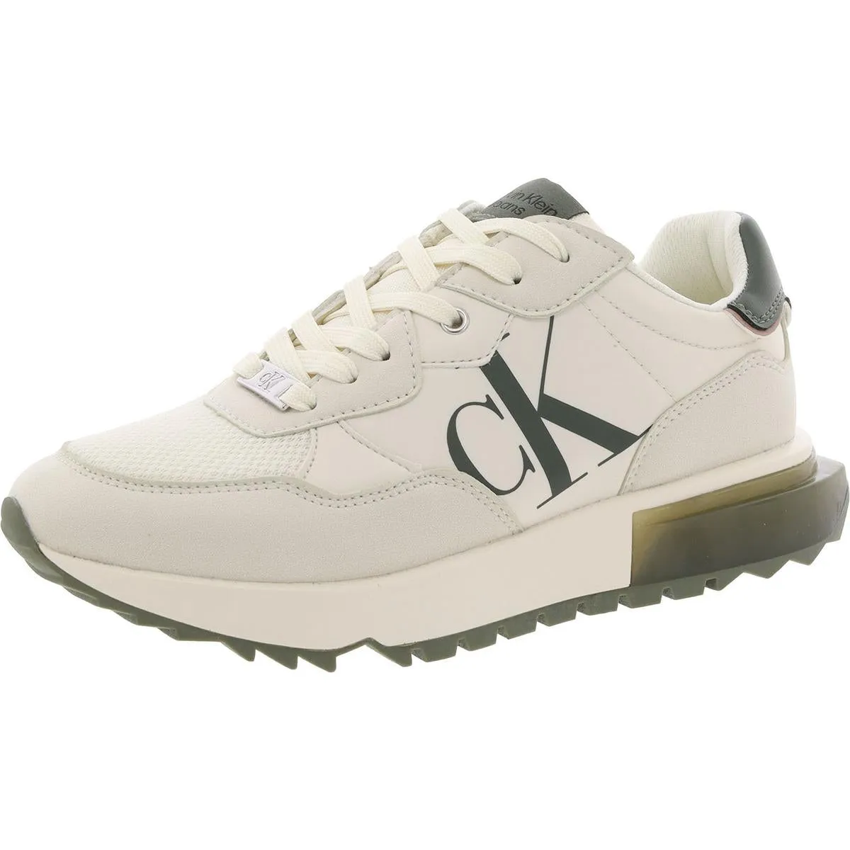 Magalee Womens Faux Leather Lifestyle Casual and Fashion Sneakers