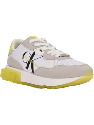 Magalee Womens Faux Leather Lifestyle Casual and Fashion Sneakers