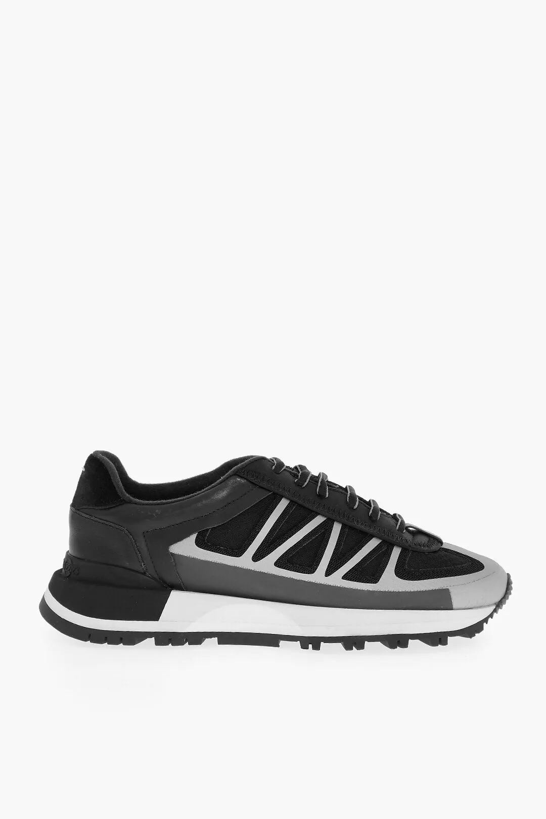 Maison Margiela Mm22 Lace-Up Sneakers With Two-Toned Detail