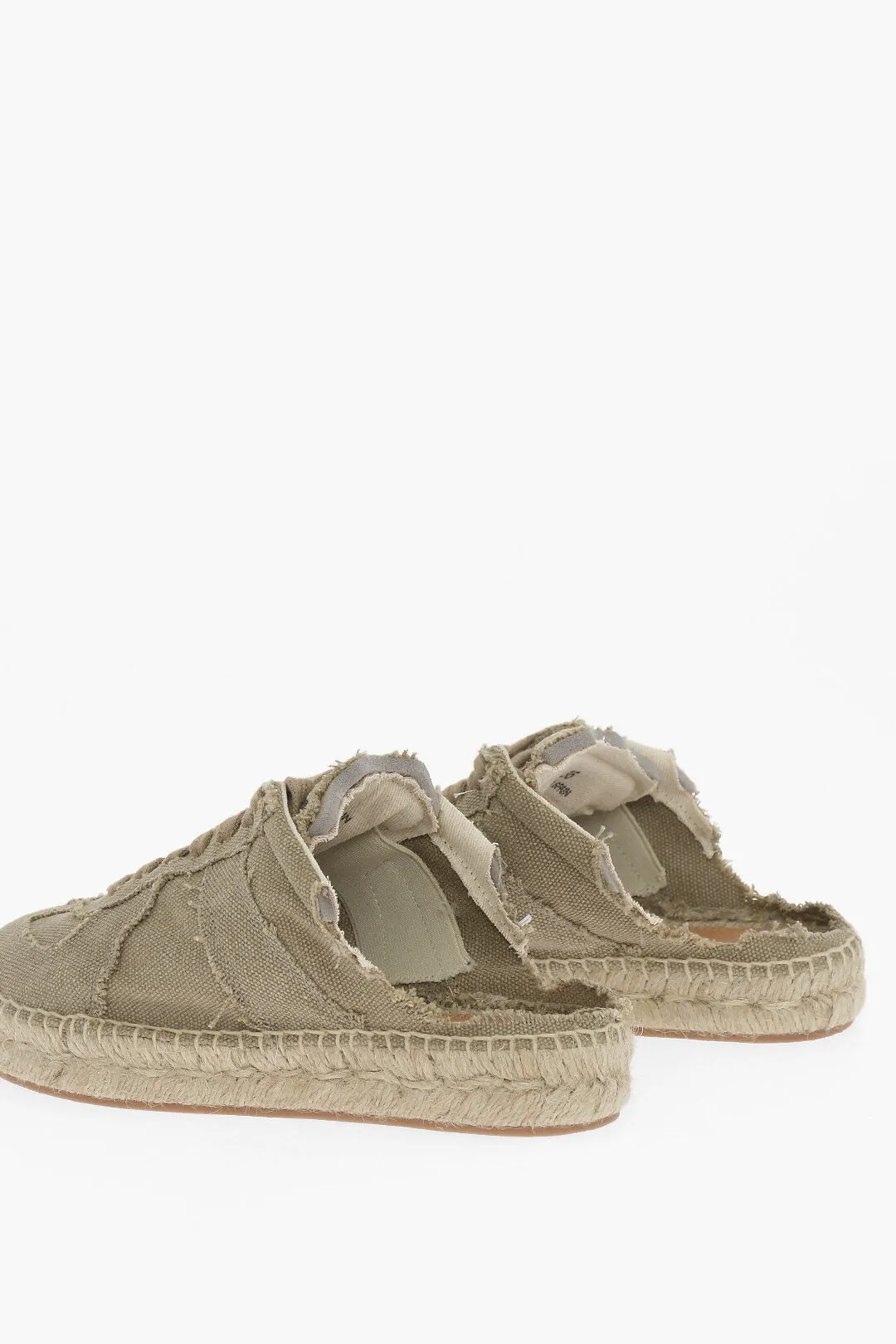 Maison Margiela Mm22 Open Back Cotton Low-Top Sneakers