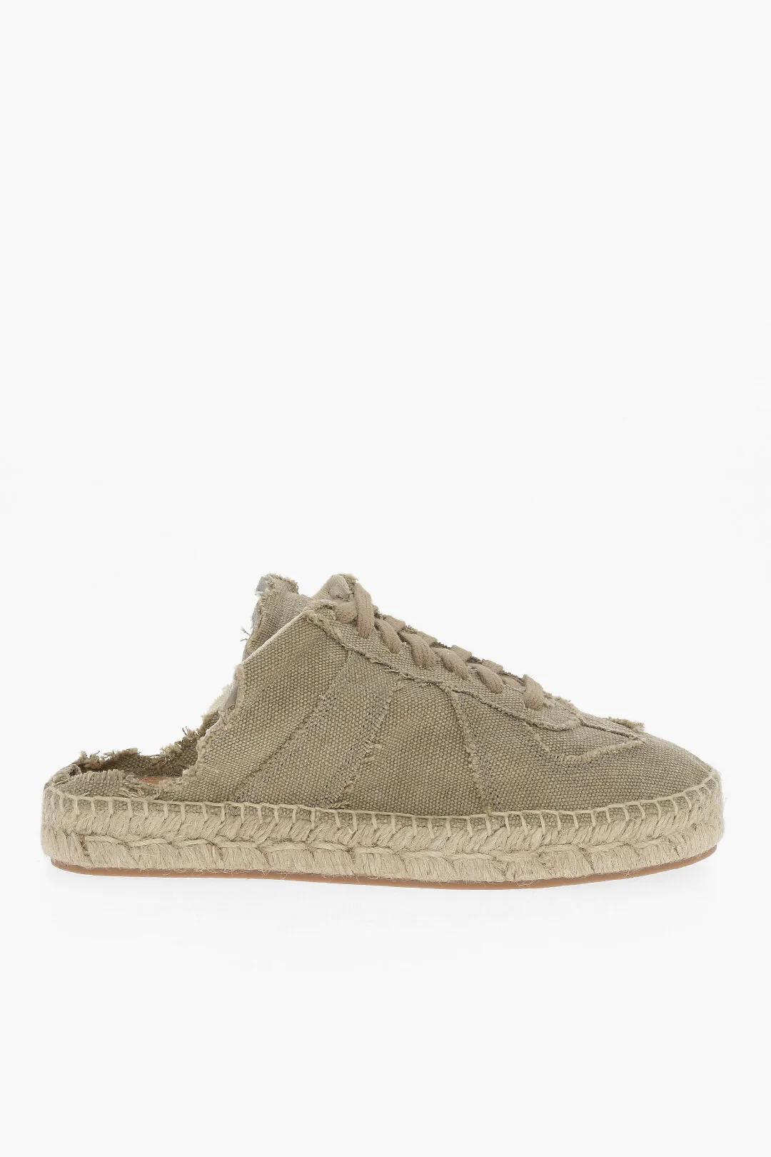 Maison Margiela Mm22 Open Back Cotton Low-Top Sneakers