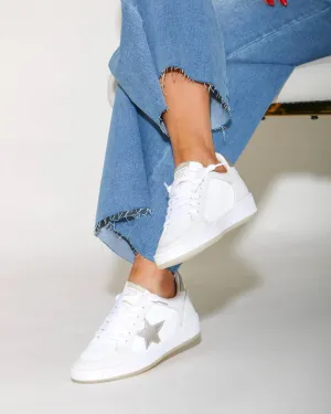 Major Glitter Star Vintage Havana Sneakers In White