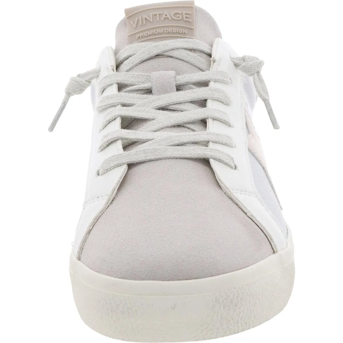 MEERA Womens Cushioned Footbed Leather Casual And Fashion Sneakers